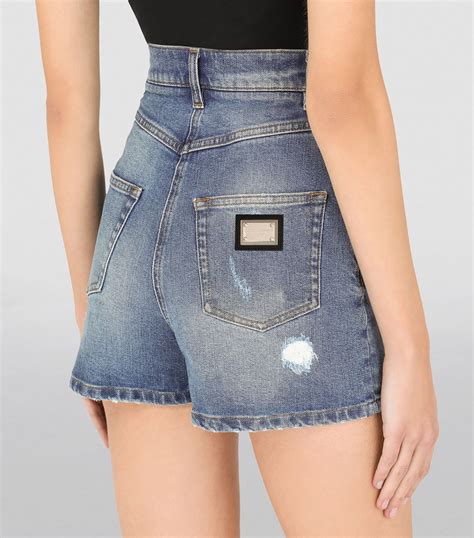 dolce gabbana denim shorts|Denim shorts in Multicolor for Women .